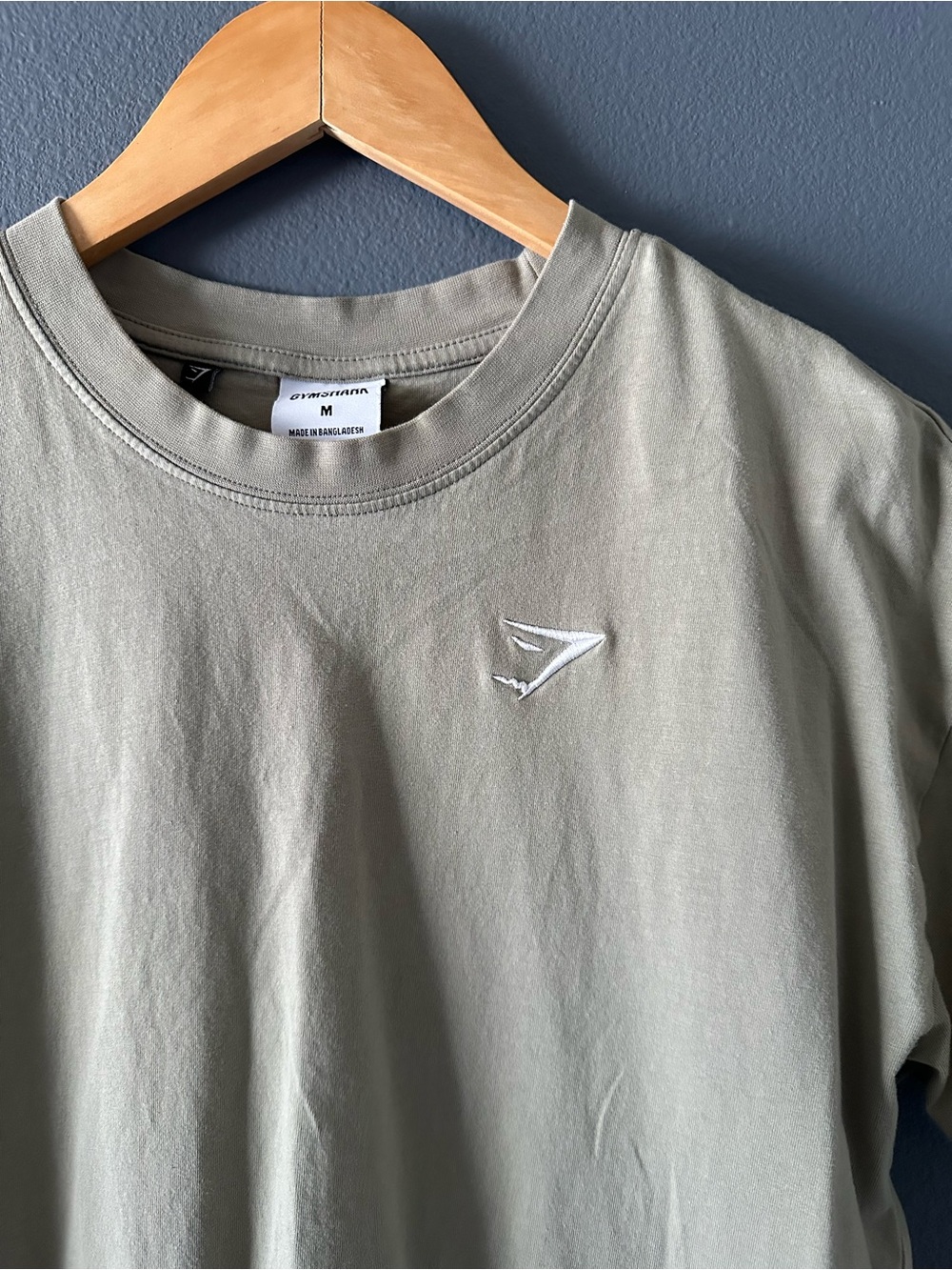 Gymshark Short Sleeve Tee in Olive - Picture 2 of 3